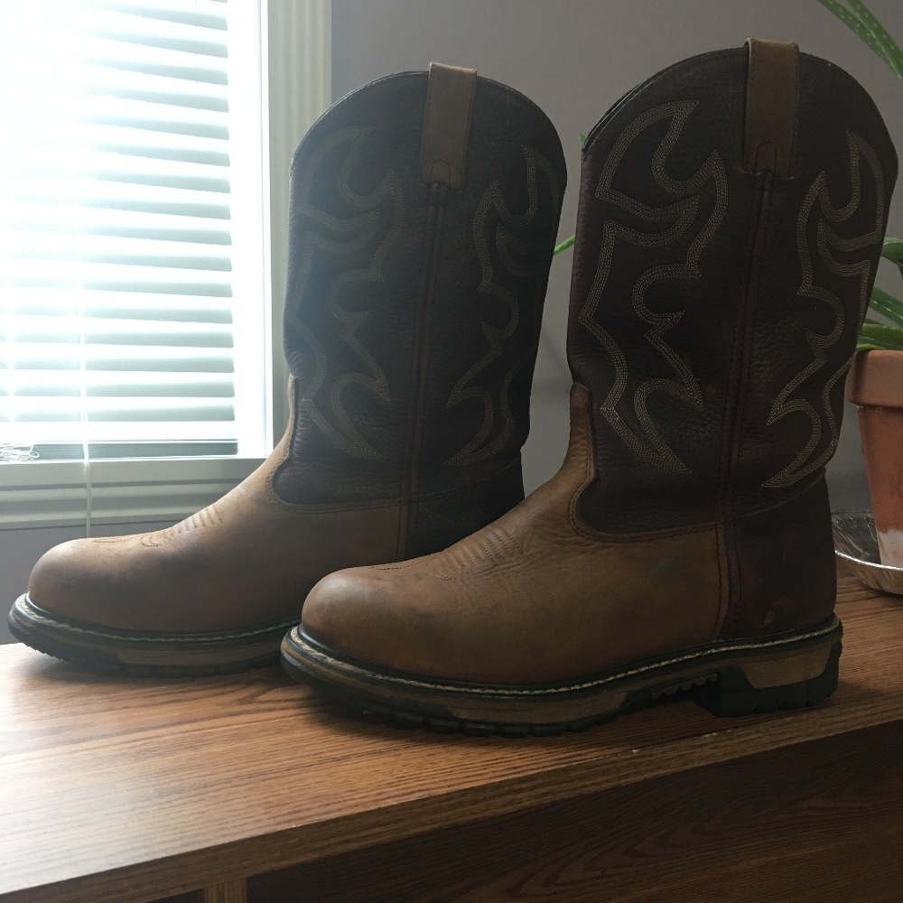ROCKY ORIGINAL MEN’s WESTERN WORK BOOTS
